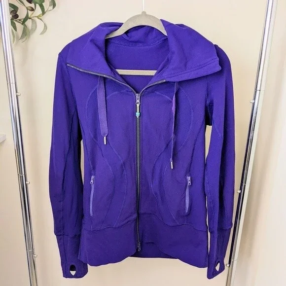 Purple Stretchy Lululemon Jacket 8